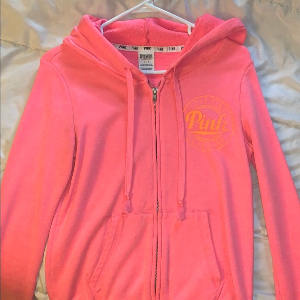 Pink Zip-up hoodie